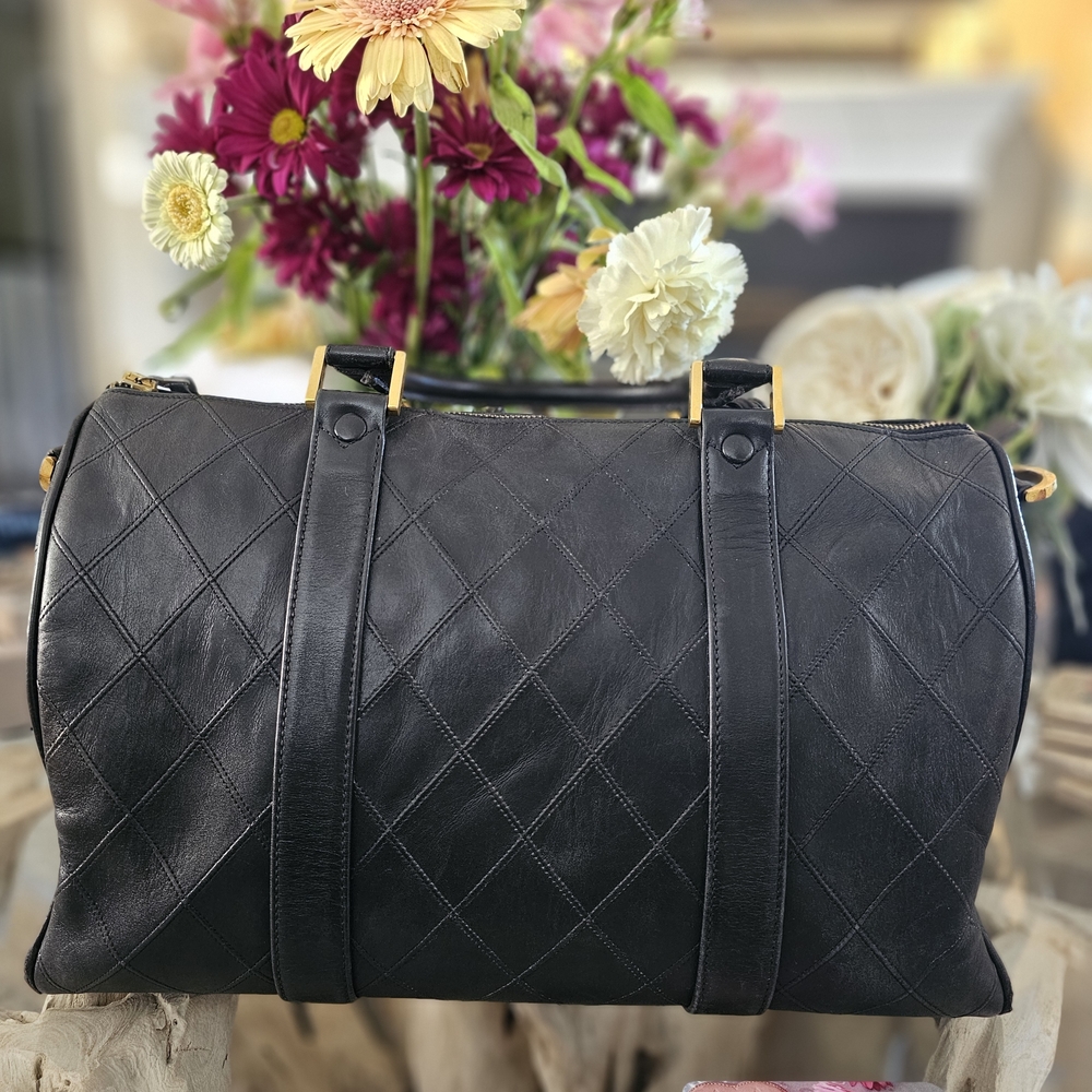 Chanel Black Quilted Leather Handbag - Picture 3 of 14